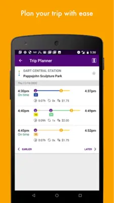 MyDART android App screenshot 1